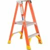 Werner 2' Fiberglass Platform Step Ladder 300 lb. Cap - P6202 -Ladders Sales Store 640732