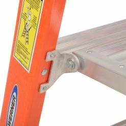 Werner 2' Fiberglass Platform Step Ladder 300 lb. Cap - P6202 -Ladders Sales Store 640732 07