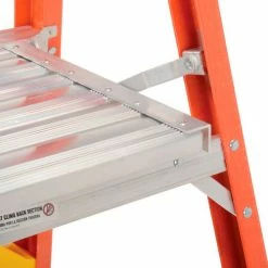 Werner 2' Fiberglass Platform Step Ladder 300 lb. Cap - P6202 -Ladders Sales Store 640732 08