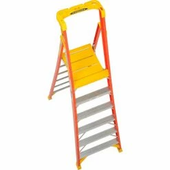 Werner 6' Type 1A Fiberglass Podium Ladder - PD6206 -Ladders Sales Store 640773 02