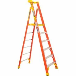 Werner 6' Type 1A Fiberglass Podium Ladder - PD6206 -Ladders Sales Store 640773 05