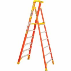 Werner 6' Type 1A Fiberglass Podium Ladder - PD6206 -Ladders Sales Store 640773 06