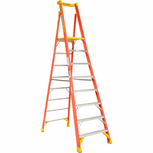Werner 8' Type 1A Fiberglass Podium Ladder - PD6208 3 Werner 8' Type 1A Fiberglass Podium Ladder - PD6208