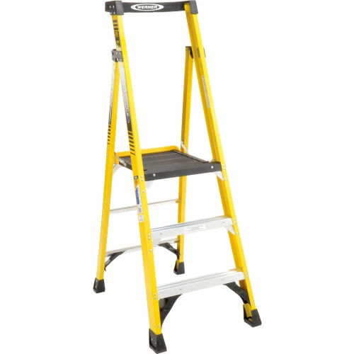 Werner 3' Type 1AA Fiberglass Podium Ladder - PD7303 4 Werner 3' Type 1AA Fiberglass Podium Ladder - PD7303 - Image 2