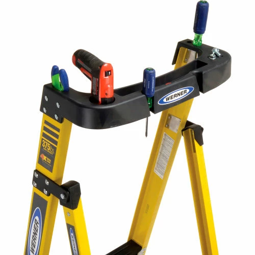 Werner 3' Type 1AA Fiberglass Podium Ladder - PD7303 8 Werner 3' Type 1AA Fiberglass Podium Ladder - PD7303 - Image 6