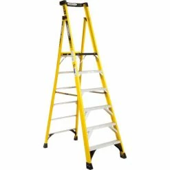 Werner 6' Type 1AA Fiberglass Podium Ladder - PD7306