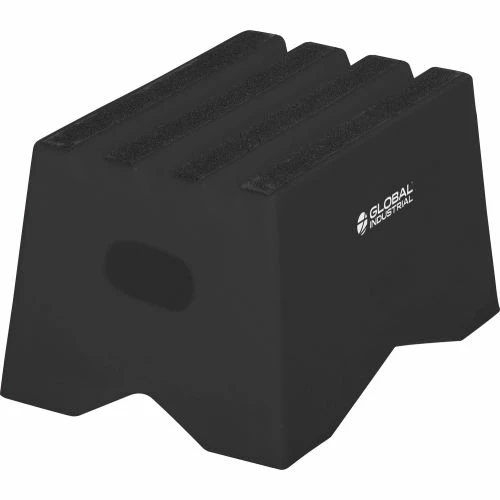Global Industrial 1 Step Plastic Step Stand, 19-1/2"W x 13-1/2"L x 12"H, Black 4 Global Industrial 1 Step Plastic Step Stand, 19-1/2"W x 13-1/2"L x 12"H, Black - Image 2