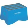 Global Industrial™ 1 Step Plastic Step Stand, 19-1/2"W x 13-1/2"L x 12"H, Blue -Ladders Sales Store 641270BL