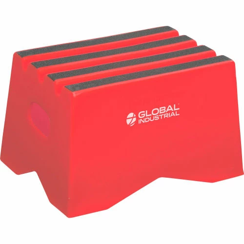 Global Industrial 1 Step Plastic Step Stand, 19-1/2"W x 13-1/2"L x 12"H, Red 3 Global Industrial 1 Step Plastic Step Stand, 19-1/2"W x 13-1/2"L x 12"H, Red