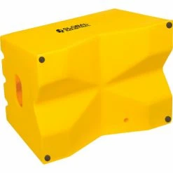 Global Industrial 1 Step Plastic Step Stand, 19-1/2"W x 13-1/2"L x 12"H, Yellow -Ladders Sales Store 641270 02