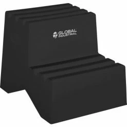 Global Industrial™ 2 Step Plastic Step Stand, 21"W x 19-1/2"L x 24-1/2"H, Black