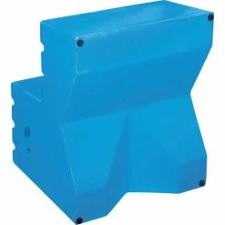 Global Industrial™ 2 Step Plastic Step Stand, 21"W x 19-1/2"L x 24-1/2"H, Blue -Ladders Sales Store 641271BL 03