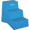 Global Industrial™ 3 Step Plastic Step Stand, 20"W x 28-1/2"L x 33-1/2"H, Blue -Ladders Sales Store 641272BL