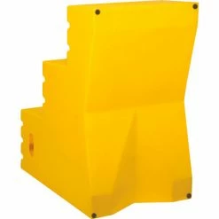 Global Industrial™ 3 Step Plastic Step Stand, 20"W x 28-1/2"L x 33-1/2"H, Yellow -Ladders Sales Store 641272 03