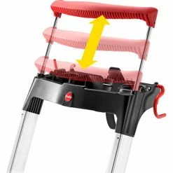 Hailo L100 Pro 6 Step Aluminum Folding Step Ladder 11 Hailo L100 Pro 6 Step Aluminum Folding Step Ladder -Ladders Sales Store 8050 427 04 2