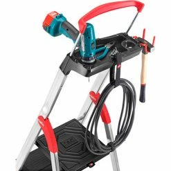 Hailo L100 Pro 4 Step Aluminum Folding Step Ladder -Ladders Sales Store 8050 427 05 1