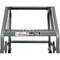 Tri-Arc Grip 16"W 2 Step Steel Rolling Ladder 20"D Top Step - KDSR002162-D2 -Ladders Sales Store 861013GS 08