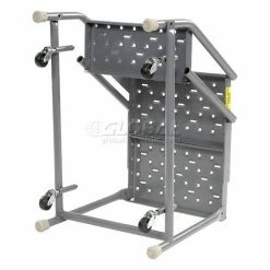 Tri-Arc Perforated 16"W 2 Step Steel Rolling Ladder 20"D Top Step - KDSR002166-D2 -Ladders Sales Store 861013PS 03