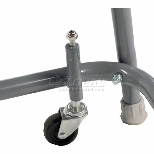 Tri-Arc Perforated 16"W 4 Step Steel Rolling Ladder 10"D Top Step - KDSR104166 15 Tri-Arc Perforated 16"W 4 Step Steel Rolling Ladder 10"D Top Step - KDSR104166 - Image 13