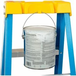 Werner 6' Fiberglass Step Ladder w/ Plastic Tool Tray 250 lb. Cap - 6006 -Ladders Sales Store 942804 08