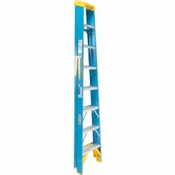 Werner 8' Fiberglass Step Ladder w/ Plastic Tool Tray 250 lb. Cap - 6008 -Ladders Sales Store 942806 03