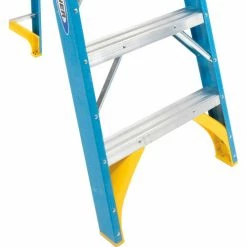 Werner 8' Fiberglass Step Ladder w/ Plastic Tool Tray 250 lb. Cap - 6008 -Ladders Sales Store 942806 05