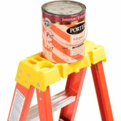 Werner 4' Fiberglass Step Ladder w/ Plastic Tool Tray 300 lb. Cap - 6204 -Ladders Sales Store 942808 11