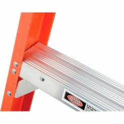 Werner 8' Fiberglass Step Ladder w/ Plastic Tool Tray 300 lb. Cap - 6208 -Ladders Sales Store 942812 08