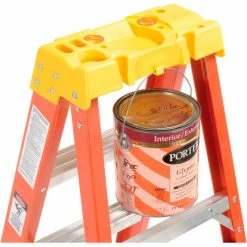 Werner 10' Fiberglass Step Ladder w/ Plastic Tool Tray 300 lb. Cap - 6210 -Ladders Sales Store 942814 06