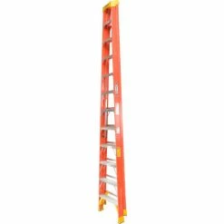 Werner 12' Fiberglass Step Ladder w/ Plastic Tool Tray 300 lb. Cap - 6212 -Ladders Sales Store 942816 02