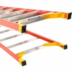 Werner 12' Fiberglass Step Ladder w/ Plastic Tool Tray 300 lb. Cap - 6212 -Ladders Sales Store 942816 09