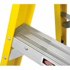 Werner 4' Fiberglass Step Ladder w/ Aluminum Tool Tray 375 lb. Cap - 7304 27 Werner 4' Fiberglass Step Ladder w/ Aluminum Tool Tray 375 lb. Cap - 7304 -Ladders Sales Store 942818 08