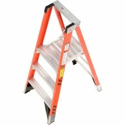 Werner 3' Fiberglass Platform Step Ladder 375 lb. Cap - P7403 -Ladders Sales Store 942832 04