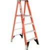 Werner 4' Fiberglass Platform Step Ladder 375 lb. Cap - P7404 -Ladders Sales Store 942834