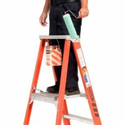 Werner 4' Fiberglass Platform Step Ladder 375 lb. Cap - P7404 23 Werner 4' Fiberglass Platform Step Ladder 375 lb. Cap - P7404 -Ladders Sales Store 942834 05