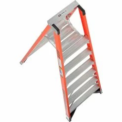 Werner 6' Fiberglass Platform Step Ladder 375 lb. Cap - P7406 -Ladders Sales Store 942836 03