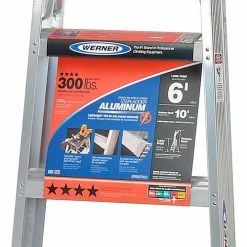 Werner 4' Type 1A Aluminum Step Ladder - 374