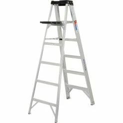 Werner 6' Type 1A Aluminum Step Ladder - 376 28 Werner 6' Type 1A Aluminum Step Ladder - 376 -Ladders Sales Store 954402 05