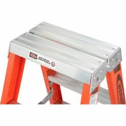 Werner 4' Dual Access Fiberglass Step Ladder 375 lb. Cap - T7404 -Ladders Sales Store 954942 04