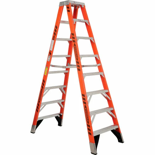 Werner 8' Dual Access Fiberglass Step Ladder 375 lb. Cap - T7408 10 Werner 8' Dual Access Fiberglass Step Ladder 375 lb. Cap - T7408 - Image 8