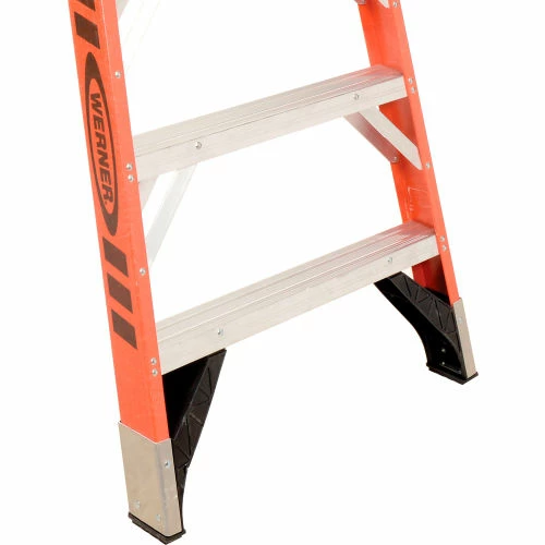 Werner 10' Dual Access Fiberglass Step Ladder 375 lb. Cap - T7410 9 Werner 10' Dual Access Fiberglass Step Ladder 375 lb. Cap - T7410 - Image 7