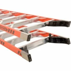 Werner 10' Dual Access Fiberglass Step Ladder 375 lb. Cap - T7410 25 Werner 10' Dual Access Fiberglass Step Ladder 375 lb. Cap - T7410 -Ladders Sales Store 954950 09