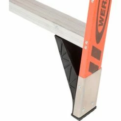 Werner 12' Dual Access Fiberglass Step Ladder 375 lb. Cap - T7412 -Ladders Sales Store 954952 05