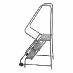 Tri-Arc 3 Step Steel 24"W Step Tilt And Roll Ladder - Perforated Tread - KDTF103246 -Ladders Sales Store 975226ps 03