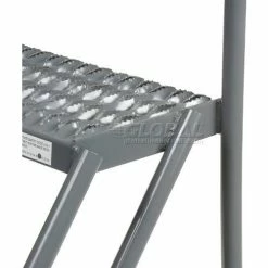 Tri-Arc 4 Step Steel 16"W Step Tilt And Roll Ladder - Grip Strut Tread - KDTF104162 -Ladders Sales Store 975227GS 13