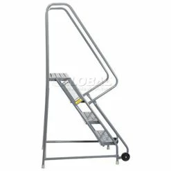 Tri-Arc 4 Step Steel 24"W Step Tilt And Roll Ladder - Perforated Tread - KDTF104246 -Ladders Sales Store 975228PS 03
