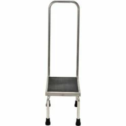 Vestil Stainless Steel Medical Step Stand with Handle FT-SS-1HR 8 Vestil Stainless Steel Medical Step Stand with Handle FT-SS-1HR -Ladders Sales Store 988814B