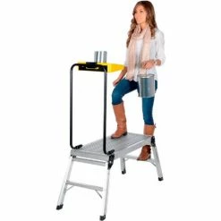 Vestil Aluminum Folding Step Platform - AFSP-2-TT -Ladders Sales Store AFSP 2 TT 04