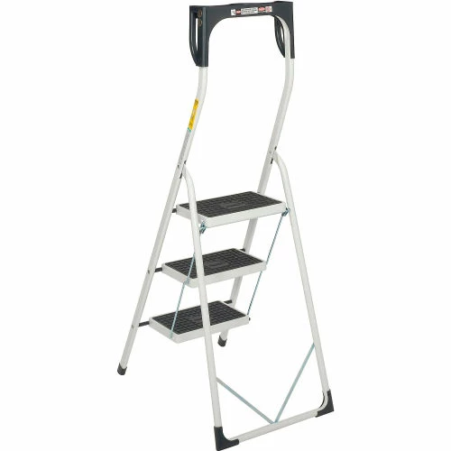 Hailo Safety Plus 3 Step Steel Folding Step Ladder - 4343-001 7 Hailo Safety Plus 3 Step Steel Folding Step Ladder - 4343-001 - Image 5