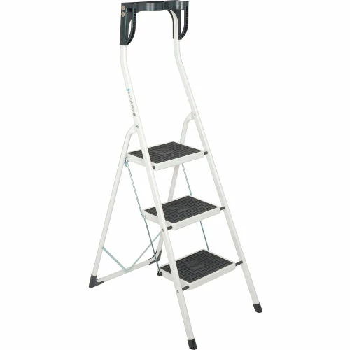Hailo Safety Plus 3 Step Steel Folding Step Ladder - 4343-001 9 Hailo Safety Plus 3 Step Steel Folding Step Ladder - 4343-001 - Image 7